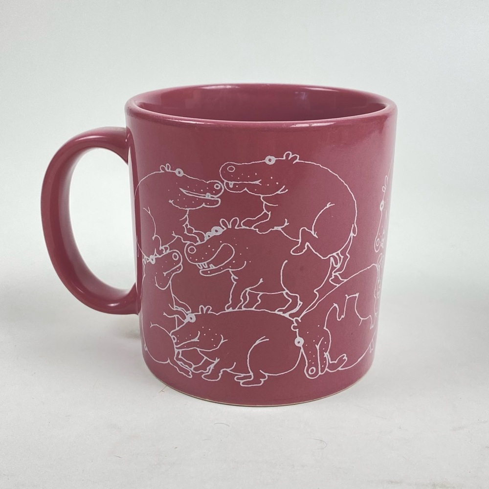 RARE Vintage Taylor & Ng Naughty Hippopotamus Mug